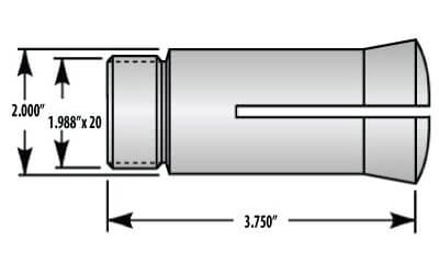 3J Emergency Collet with 1/4