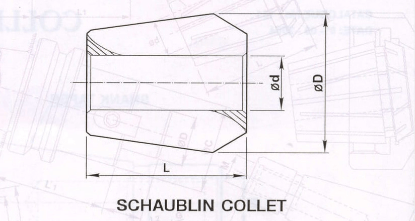 E45 Schaublin Collet 12 mm