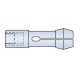 1" Gridley Burring Collet 1/2" Round AO