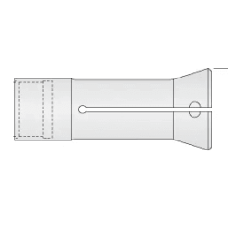 2-5/8" Gridley Collet 2-1/8" Round Serrated