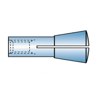 2AB Collet 17/32" Round Stepped