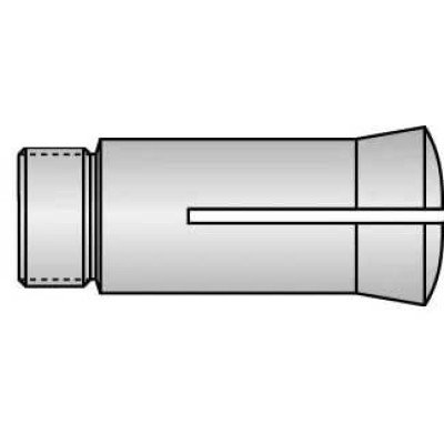 4NS Emergency Collet with 1/16" pilot hole 4NS Emergency Collet