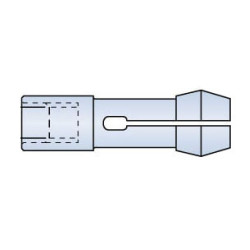 7/16 Gridley Burring Collet 7/32" Round -AO