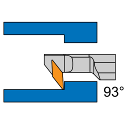 V Type-3 93 Degree Boring Bar