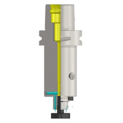 Polygonal Shank T6 HC FMH-K22 100  Hydraulic Expansion Face Mill Holder (Balanced to G2.5 25000 RPM) (ISO 26623-1) (Compatible with Capto® Style C6)