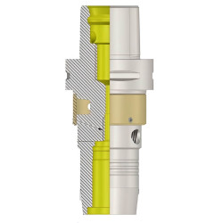 Polygonal Shank T10 HC32  150  Hydraulic Expansion With Run out Adjustment (Balanced to G2.5 25000 RPM) (ISO 26623-1) (Compatible with Capto® Style C10)