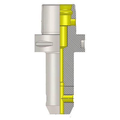 Polygonal Shank T8 WN40 110 Weldon Type Holder (Balanced to G2.5 25000 RPM) (ISO 26623-1) (Compatible with Capto® Style C8)