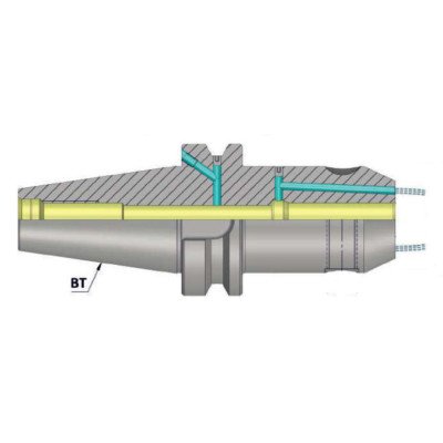 BT40 WE10 160 Weldon Type Holder With Face Coolant Channel (FCC) AD+B/2.5G 25000SL