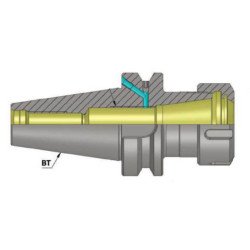 BT50 ER40 080 Coolant Through Flange(AD+B) ER Collet Chuck (Balanced to G2.5 25000 rpm) (DIN 6499) BT50 ER40 080 Coolant Through Flange(AD+B) ER Collet Chuck (Balanced to G2.5 25000 rpm) (DIN 6499)
