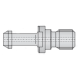 BT40 90° PULL STUD WITH HOLE (With O RING)