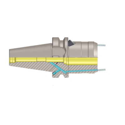 BT30 HC1/2''S 069 FCC Heavy Duty Hydraulic Expansion Chuck Balanced to 2.5G 25,000 RPM (MAS403) (FCC - AD+B)