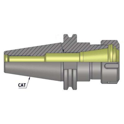 CAT40 ER20 070 ER Collet Chuck (Balanced to G6.3 15000 RPM)