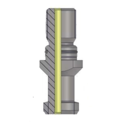 BT40 15° PULL STUD WITH HOLE (DIN 69872-A) (With O RING)