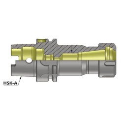 HSK-A 100 ER40 120 ER Collet Chuck (Balanced to G2.5 25000 RPM) (DIN 6499) HSK-A 100 ER40 120 ER Collet Chuck (Balanced to G2.5 25000 RPM) (DIN 6499)