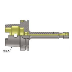 HSK-A 63 ER11M 100 ER Collet Chuck (Balanced to G2.5 25000 RPM) (DIN 6499) HSK-A 63 ER11M 100 ER Collet Chuck (Balanced to G2.5 25000 RPM) (DIN 6499)