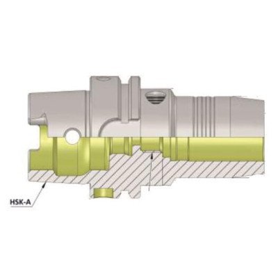 HSK-A 50 HC16 090 Standard Hydraulic Expansion Chuck Balanced to G2.5 25,000 RPM (DIN 69893 - 1)