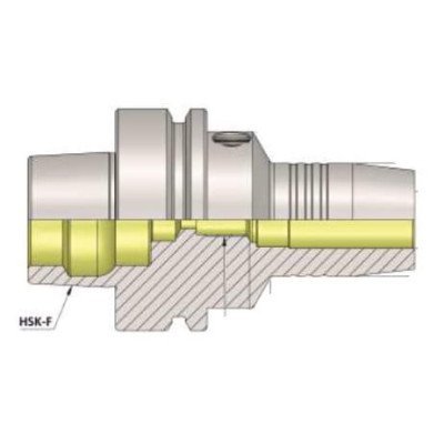 HSK-63F HC5/16'' 070 Hydraulic Expansion Chuck Balanced to G2.5 25,000 RPM (DIN 69893 - 1)