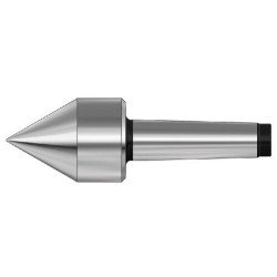 MT3 0-2 1/2" Pipe Center- Pointed - 60° Angle Revolving cone (Not Dead)  For Conventional Slow Speed Non CNC Applications