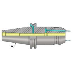 SK50 WE08 063 Weldon Type Holder With Face Coolant Channel (FCC) AD+B/2.5G 25000SL