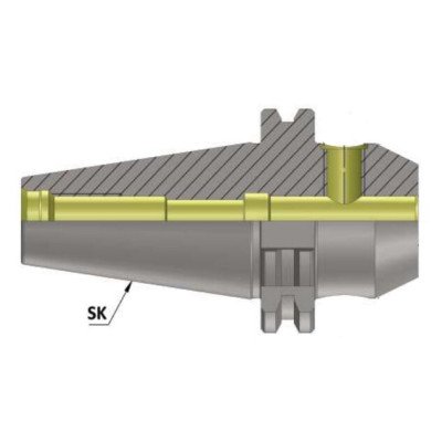 SK50 WN12 160 Weldon Type Holder (Balanced to G 6.3 15000 RPM) (DIN 6359)