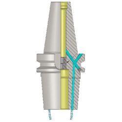 BT40 Heavy Duty Shrink Fit Holders With Coolant Jet (AD+B)