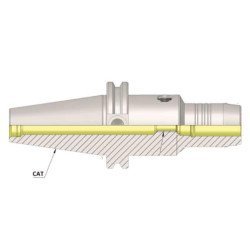 CAT40 HC 1.0'' - 101.60 Hydraulic Expansion Chuck Balanced to G2.5 25,000 RPM (ANSI B 5.50) CAT40 HC 1.0'' - 101.60 Hydraulic Expansion Chuck Balanced to G2.5 25,000 RPM (ANSI B 5.50)