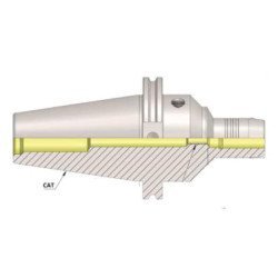 CAT50 HC3/8'' – 101.60 Hydraulic Expansion Chuck Balanced to G2.5 25,000 RPM (ANSI B 5.50)