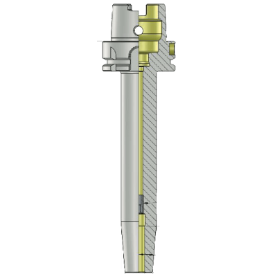 HSK-A 63 SFH04 200 Extra Long Length Shrink Fit Holder Balanced to 2.5G 25,000 RPM (DIN 69893 -1)