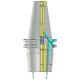 SK50 SFH32 090 HD (AD+B) Heavy Duty Shrink Fit Holder With Face Coolant Channel (FCC) 4.5 ° Balanced to 2.5G 25,000 RPM (DIN 69871) (DIN ISO 7388-1)