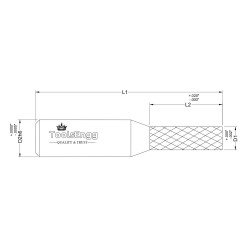 DEBURRING END MILL - SQUARE DEBURRING END MILL - SQUARE