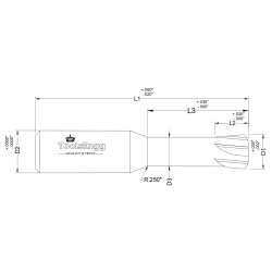 High Feed Standard End Mills