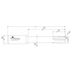 CORNER RADIUS - MINIATURE LONG REACH CORNER RADIUS - MINIATURE LONG REACH