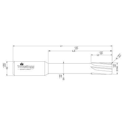CORNER RADIUS - MINIATURE LONG REACH CORNER RADIUS - MINIATURE LONG REACH