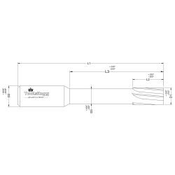 SQUARE END MILL - LONG REACH SQUARE END MILL - LONG REACH