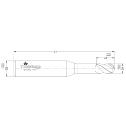 BALL END MILL - METRIC BALL END MILL - METRIC