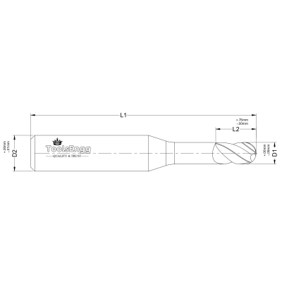 BALL END MILL - METRIC BALL END MILL - METRIC