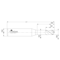BALL END MILL - LONG REACH - METRIC BALL END MILL - LONG REACH - METRIC