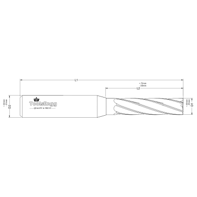 SQUARE END MILL - METRIC SQUARE END MILL - METRIC