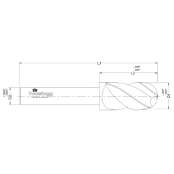 Reduced Shank Standard End Mills