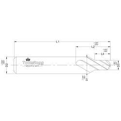 STEPPED END MILL - BALL STEPPED END MILL - BALL