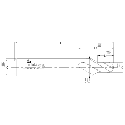 STEPPED END MILL - BALL