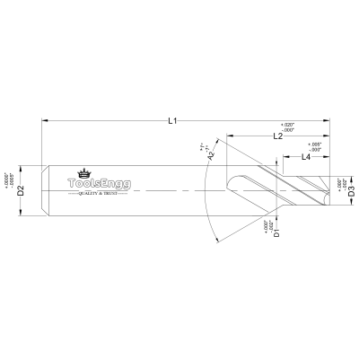STEPPED END MILL - SQUARE