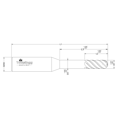 V-HELIX BALL END MILL - LONG REACH V-HELIX BALL END MILL - LONG REACH
