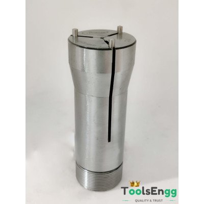 5C-EN2, 1/2" Extended Nose Emergency Collet with 1/4" Pilot Hole and 3 slots
