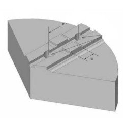 Aluminum Pie Jaws Tongue and Groove