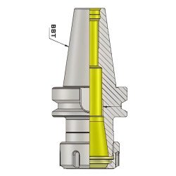 BBT40 ER25 070 ER Collet Chuck (Balanced to G2.5 25000 rpm) (BT MAS 403) (DIN 6499)