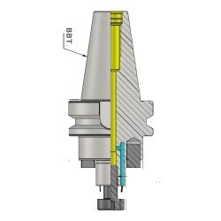 BBT50 FMH-K 1-1/2" 060 Face Mill Holder (Balanced to G2.5 25000 rpm) (BT MAS 403) (DIN 6357) BBT50 FMH-K 1-1/2" 060 Face Mill Holder (Balanced to G2.5 25000 rpm) (BT MAS 403) (DIN 6357)
