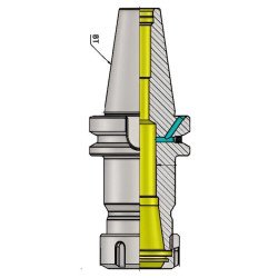 BT40 ER32 160 Coolant Through Flange(AD+B) ER Collet Chuck (Balanced to G2.5 25000 rpm) (DIN 6499) BT40 ER32 160 Coolant Through Flange(AD+B) ER Collet Chuck (Balanced to G2.5 25000 rpm) (DIN 6499)