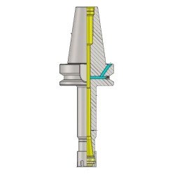 BT40 ER20M 160 Coolant Through Flange(AD+B) ER Collet Chuck (Balanced to G 2.5 25000 rpm) (DIN 6499) BT40 ER20M 160 Coolant Through Flange(AD+B) ER Collet Chuck (Balanced to G 2.5 25000 rpm) (DIN 6499)