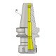 BT40 ER16 070 ER Collet Chuck (AD) (Balanced to G6.3 15000 rpm) (DIN 6499) BT40 ER16 070 ER Collet Chuck (AD) (Balanced to G6.3 15000 rpm) (DIN 6499)